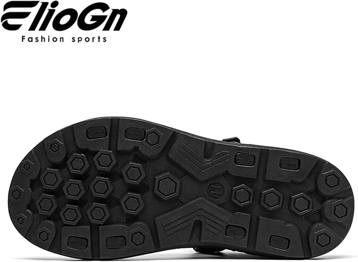 Eliogn Men's Sports Sandals Arch Support Open Toe Trail Outdoor Hiking Sandals Beach Sandals Summer Water Shoes