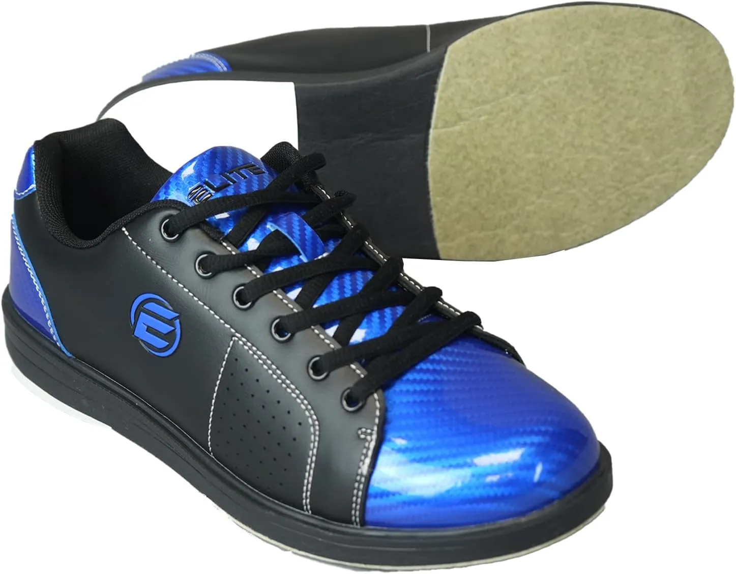 ELITE Men's Classic Bowling Shoes - Medium Width, Universal Soles
