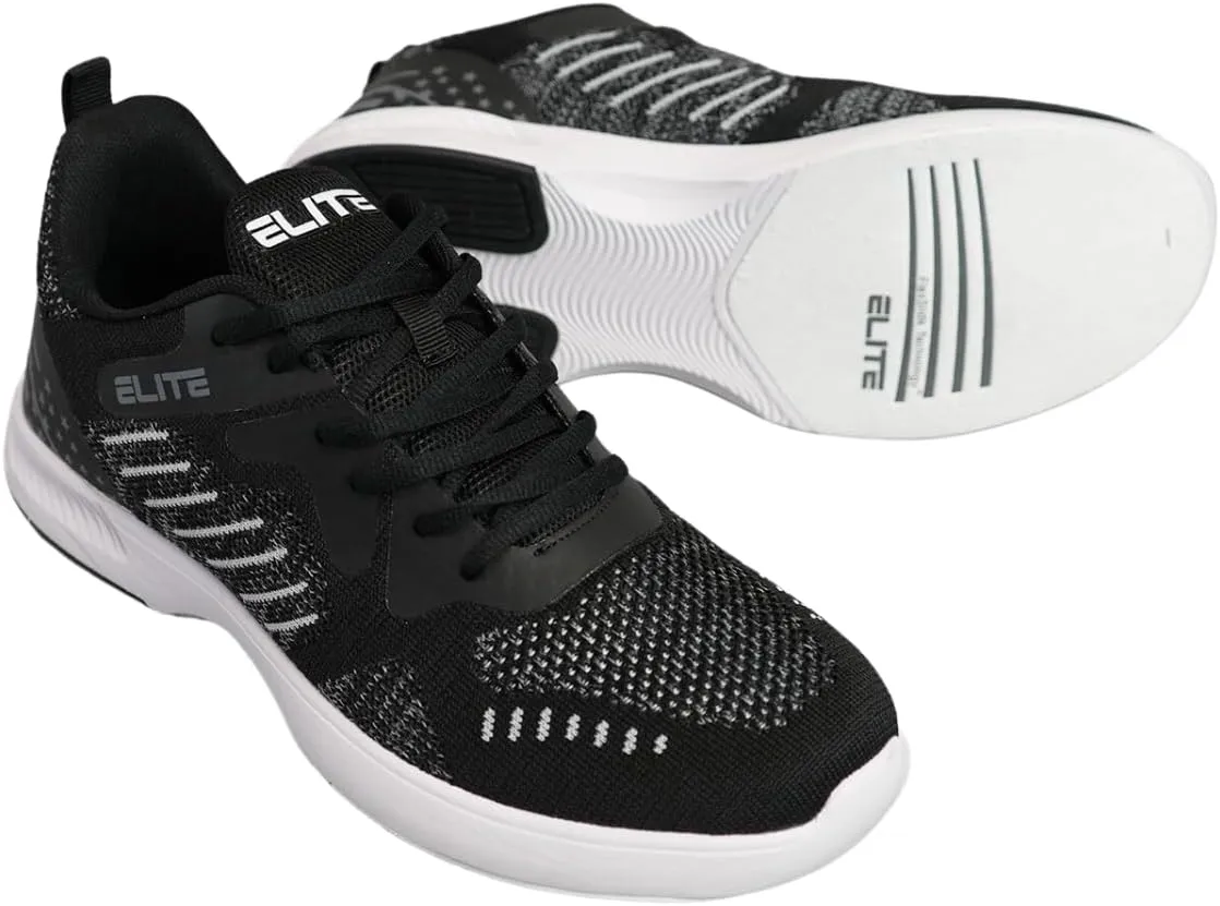 ELITE Men's Freedom USA Flag Bowling Shoes - Universal Sliding Soles, Lightweight, Comfortable with Patriotic Design