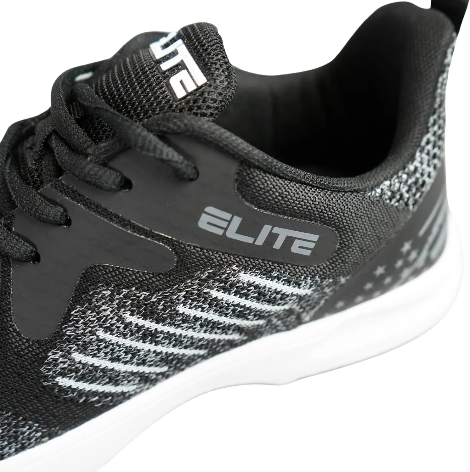 ELITE Men's Freedom USA Flag Bowling Shoes - Universal Sliding Soles, Lightweight, Comfortable with Patriotic Design