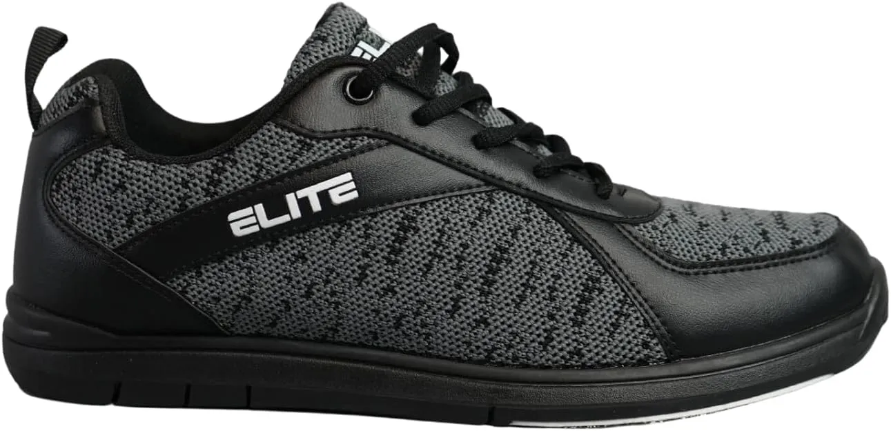 ELITE Pinnacle Men’s Bowling Shoes | Includes Universal Sliding Soles | Left or Right-Handed Men’s Bowling Shoes | Great for Bowling Practice and League Games