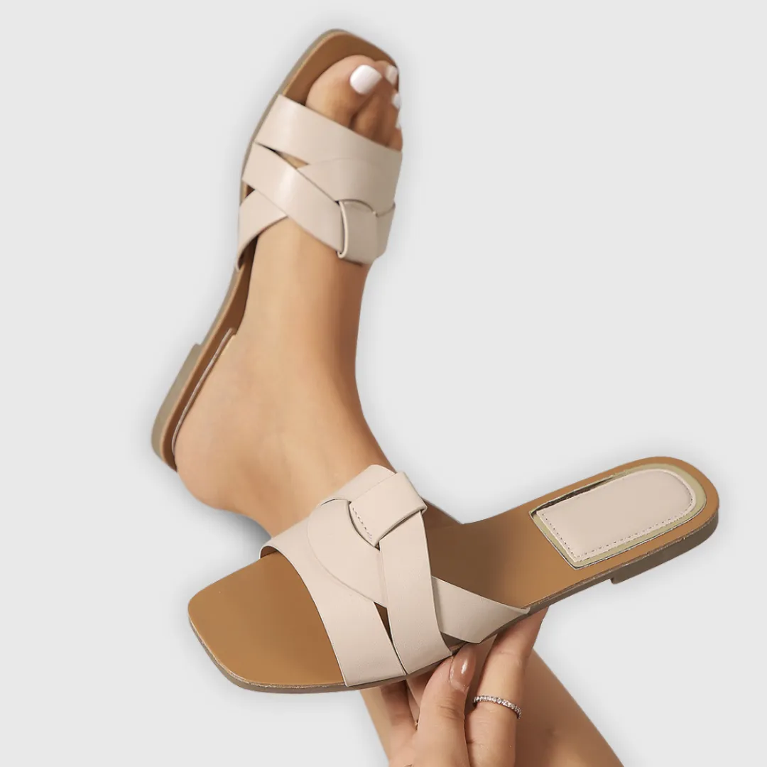 Elsie | Elegant Comfortable Slide Sandals