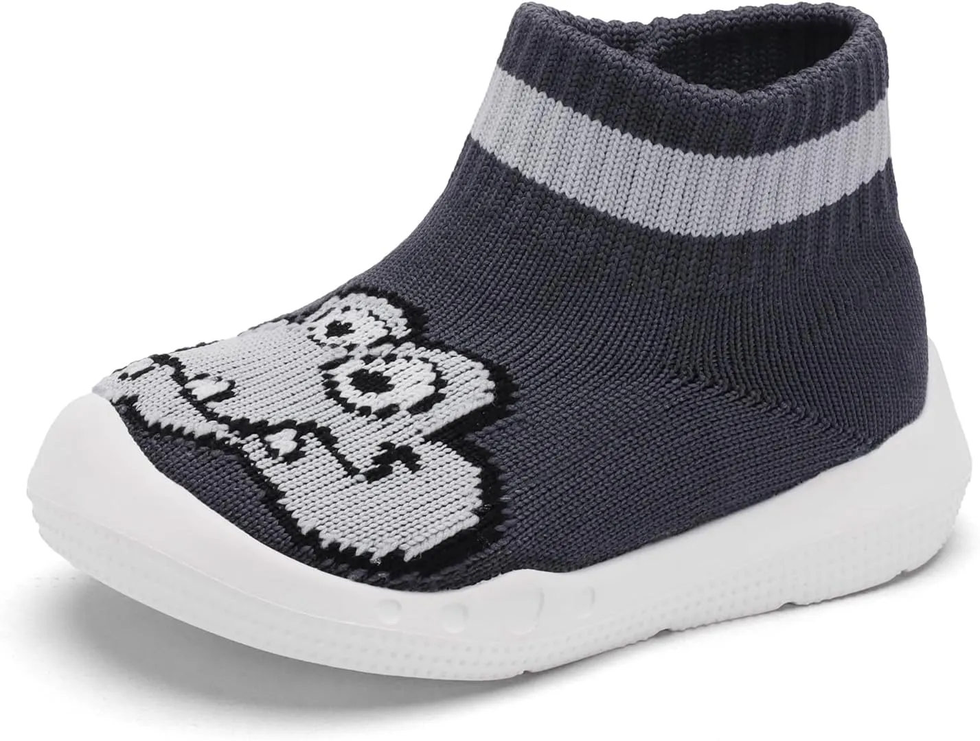 Engtoy Baby Sock Shoes Baby Walking Shoes Infant Non-Slip Breathable Slippers with Soft Rubber Sole Baby Boys Girls Slip On Sneakers