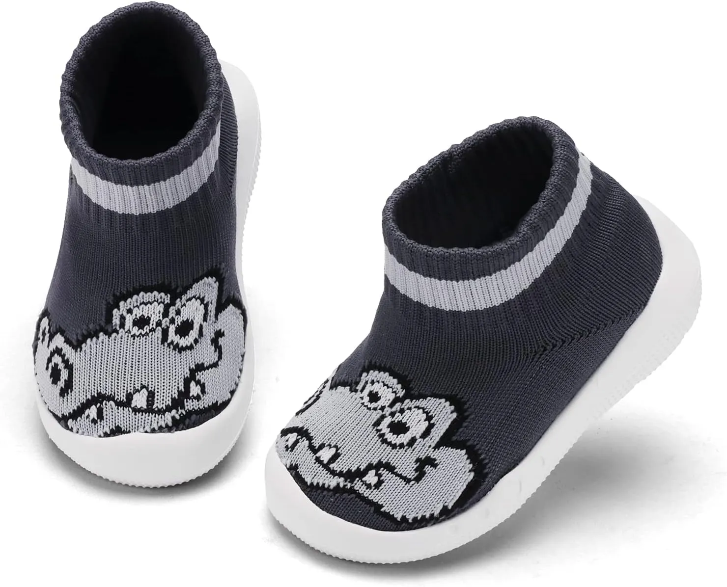 Engtoy Baby Sock Shoes Baby Walking Shoes Infant Non-Slip Breathable Slippers with Soft Rubber Sole Baby Boys Girls Slip On Sneakers