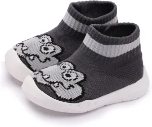 Engtoy Baby Sock Shoes Baby Walking Shoes Infant Non-Slip Breathable Slippers with Soft Rubber Sole Baby Boys Girls Slip On Sneakers