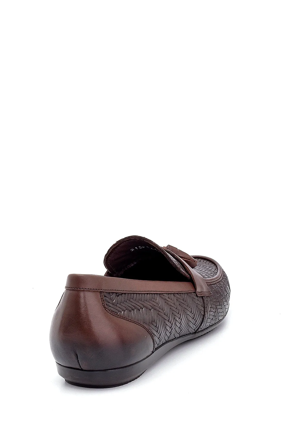 Erkek Deri Baskılı Loafer