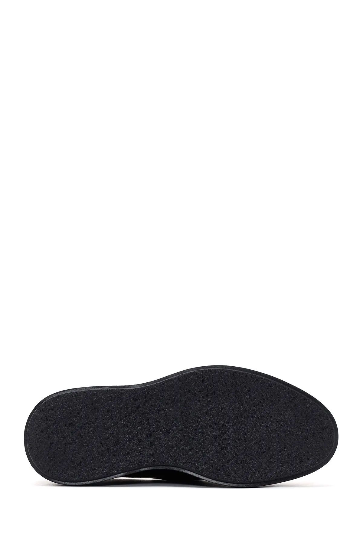 Erkek Siyah Deri Püsküllü Loafer