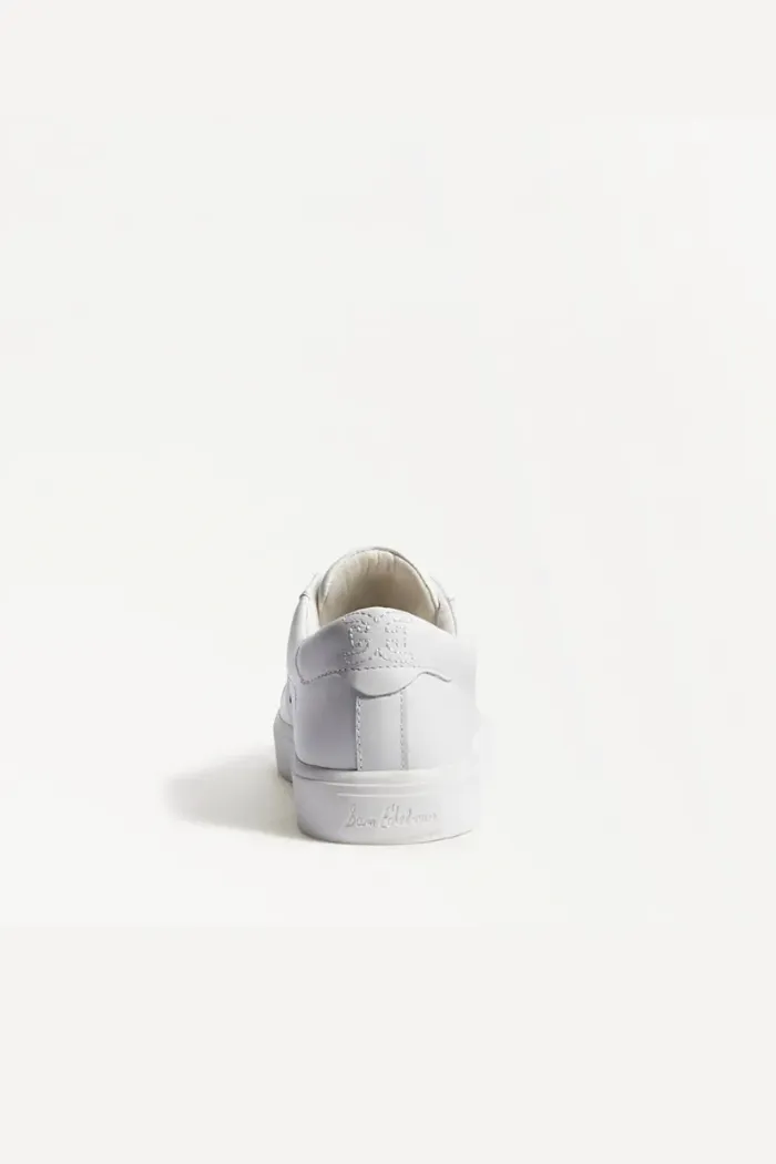 Ethyl Lace Up Sneakers - White Leather