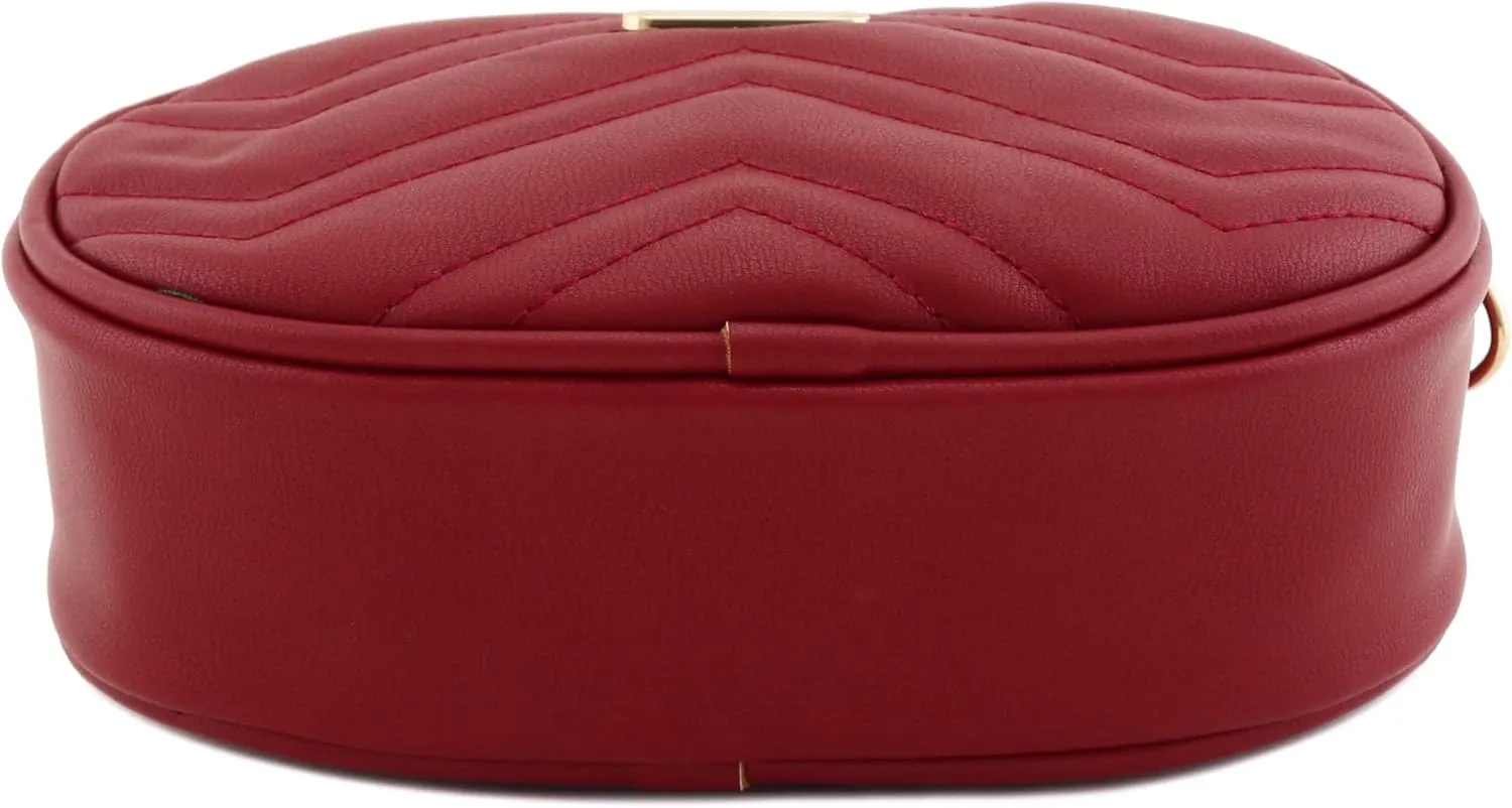 FashionPuzzle Quilted Small Versatile Purse Fanny Pack Waist Bag Crossbody