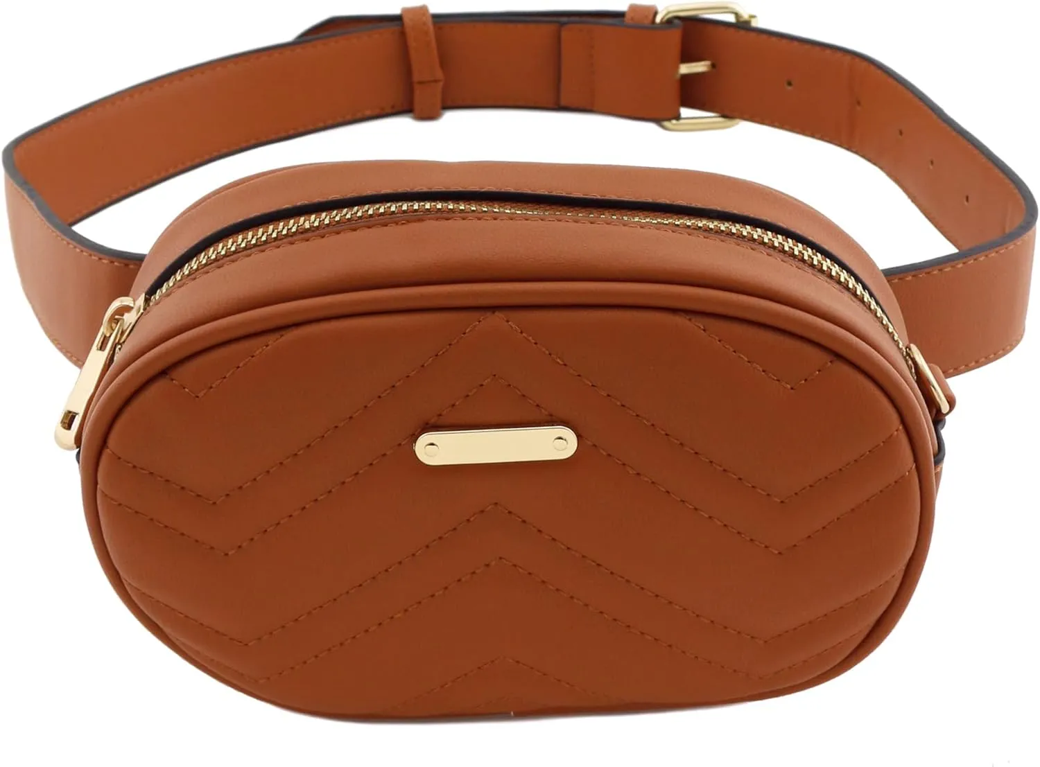FashionPuzzle Quilted Small Versatile Purse Fanny Pack Waist Bag Crossbody