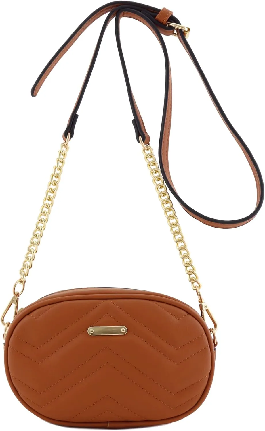 FashionPuzzle Quilted Small Versatile Purse Fanny Pack Waist Bag Crossbody