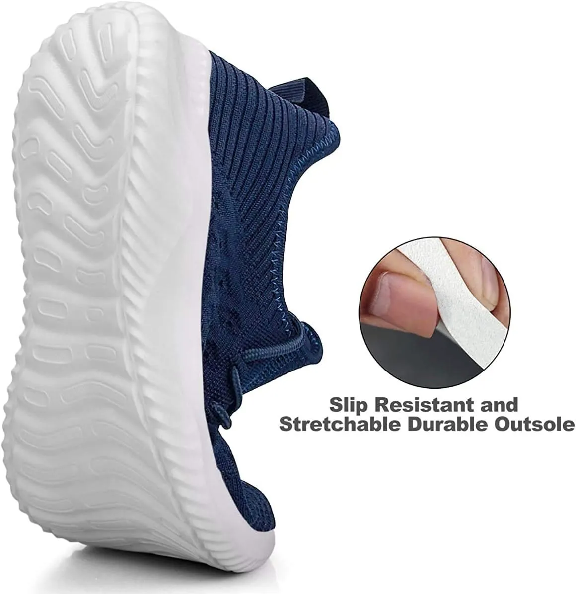 Feethit Womens Slip On Walking Shoes Non Slip Running Shoes Breathable Workout Shoes Lightweight Gym Sneakers