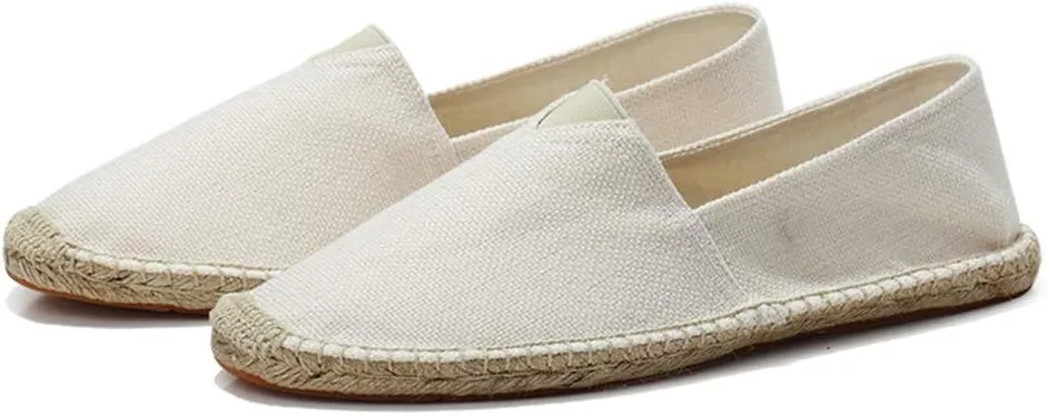fereshte Mens Alpargata Espadrilles for Women Breathable Slip On Flats Shoes