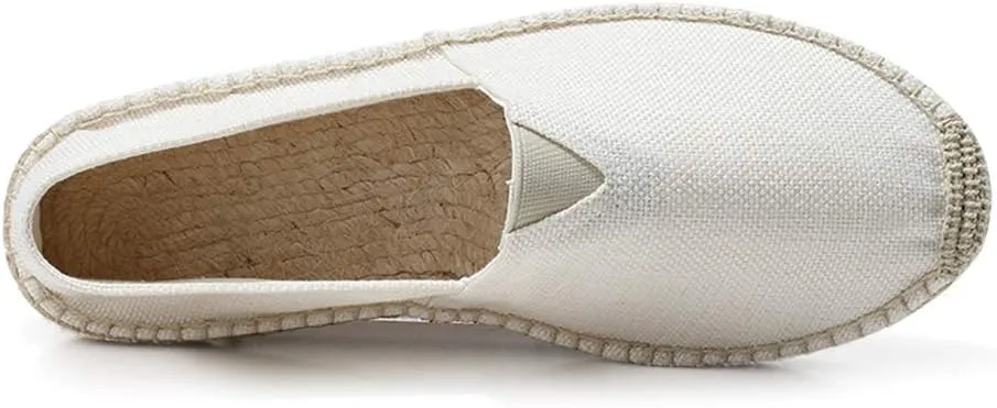 fereshte Mens Alpargata Espadrilles for Women Breathable Slip On Flats Shoes