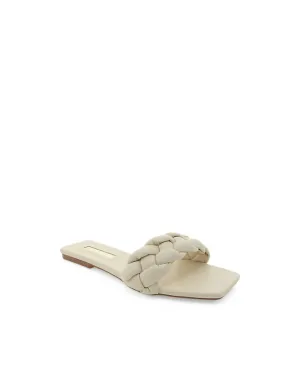 Feyre Braided Sandal In Bone