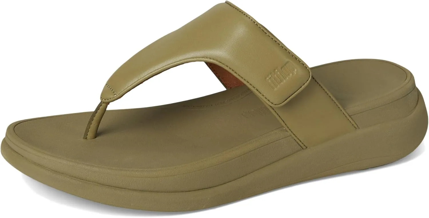 FitFlop Women's F-Mode Go Adjustable Flatform Toe-Post Sandals Wedge