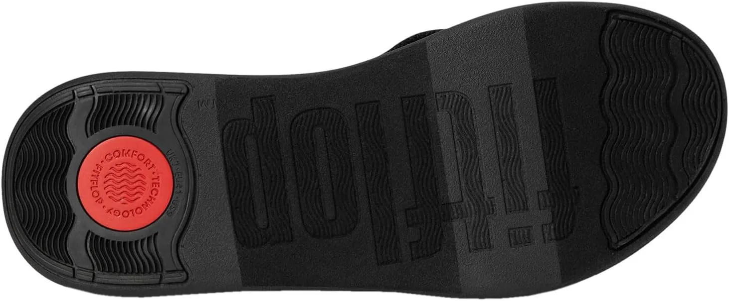 FitFlop Women's F-Mode Go Webbing Flatform Sling Toe-Post Sandals Wedge
