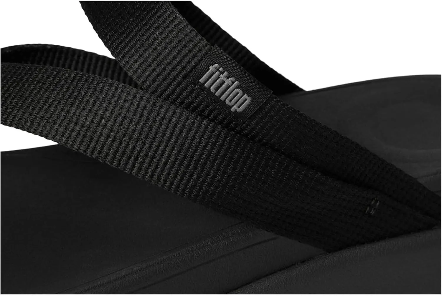 FitFlop Women's F-Mode Go Webbing Flatform Sling Toe-Post Sandals Wedge