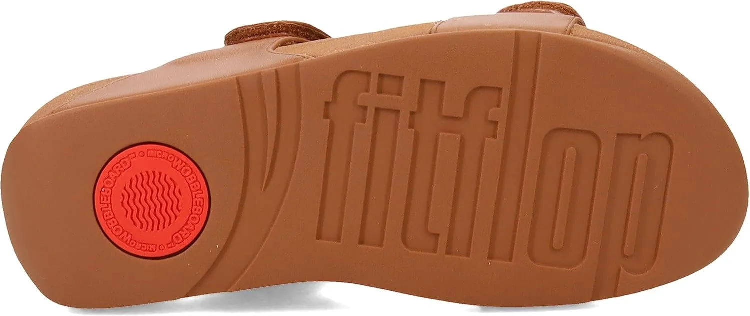 FitFlop Women's LULU Adjustable Leather Slides