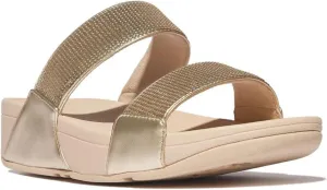 FitFlop Women's Lulu Sequin Slides Wedge Sandal