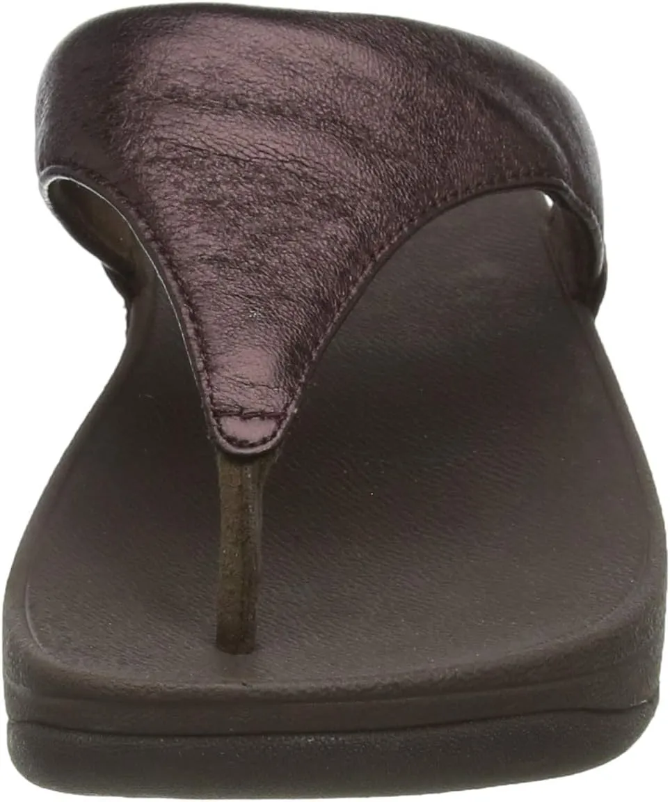 FitFlop Women's Lulu Toe Post Leather Flip-Flop Sandal