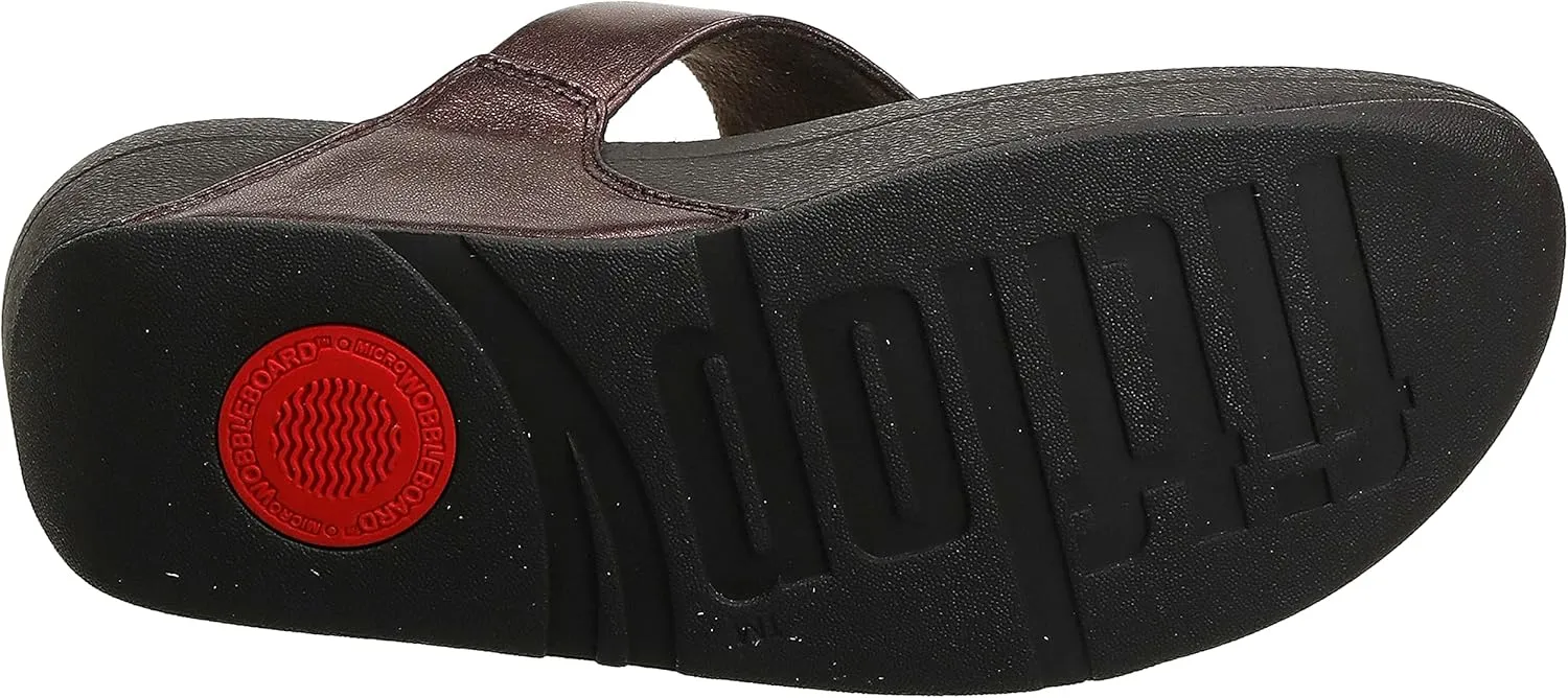 FitFlop Women's Lulu Toe Post Leather Flip-Flop Sandal