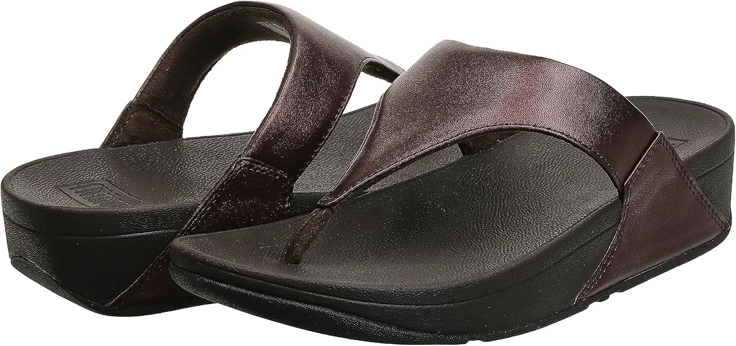 FitFlop Women's Lulu Toe Post Leather Flip-Flop Sandal