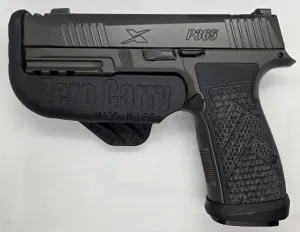 Fits Sig Sauer P365 AXG Legion (ported) Zero Carry Elite IWB Holster 4 Concealed Carry. Invisible, Comfortable, & Secure. Lightweight & no Added Bulk