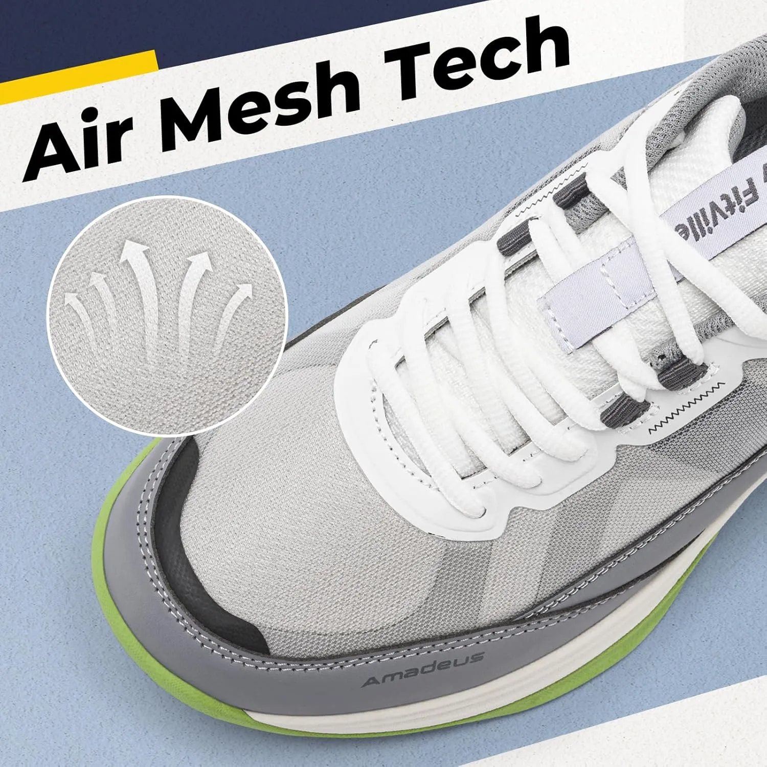 FitVille Wide Tennis Shoes for Men Pickleball Shoes Lightweight Breathable All Court Athletic Shoes with Arch Support & Wide Toe Box