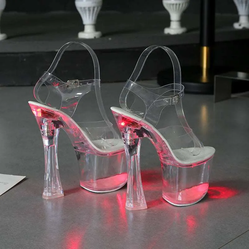 Flasher LED  pole dancing light shoe