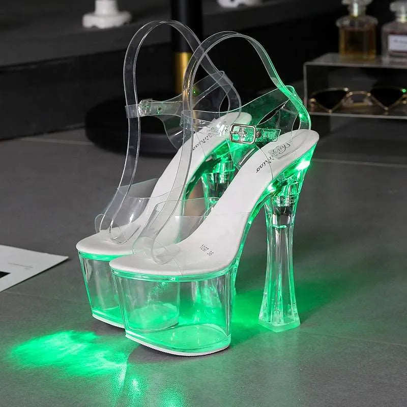 Flasher LED  pole dancing light shoe