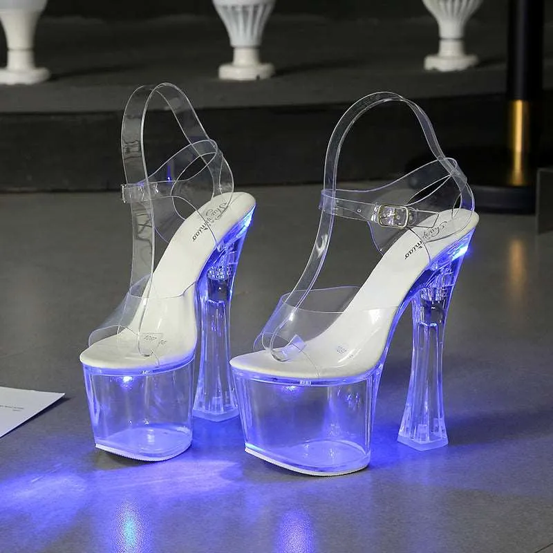 Flasher LED  pole dancing light shoe