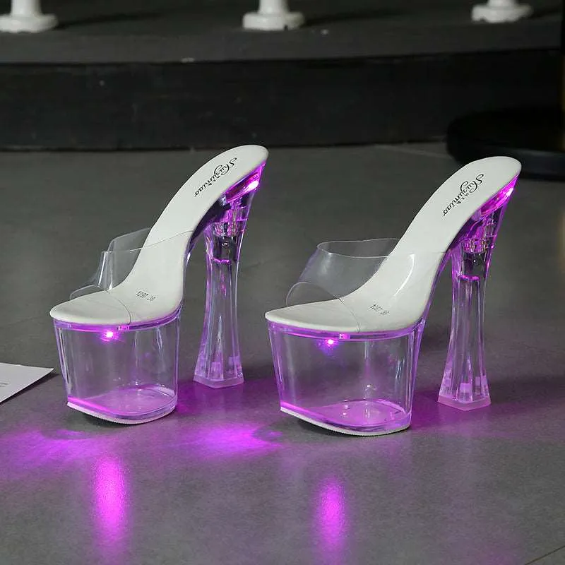 Flasher LED  pole dancing light shoe