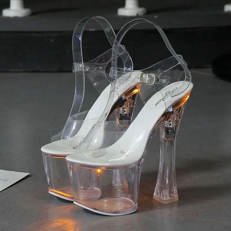 Flasher LED  pole dancing light shoe