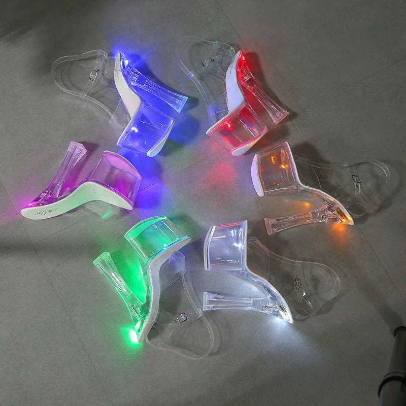 Flasher LED  pole dancing light shoe