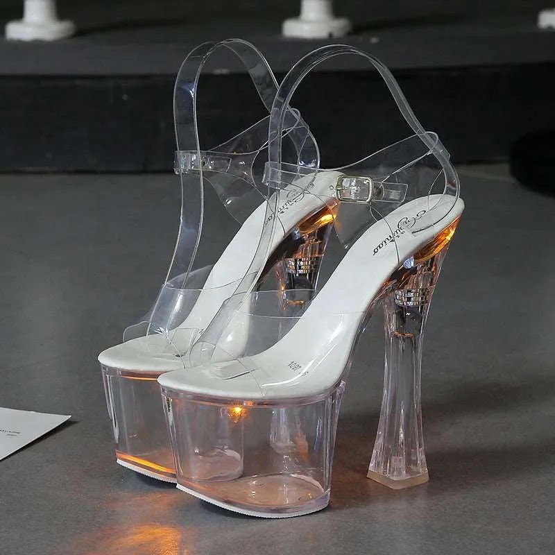 Flasher LED  pole dancing light shoe