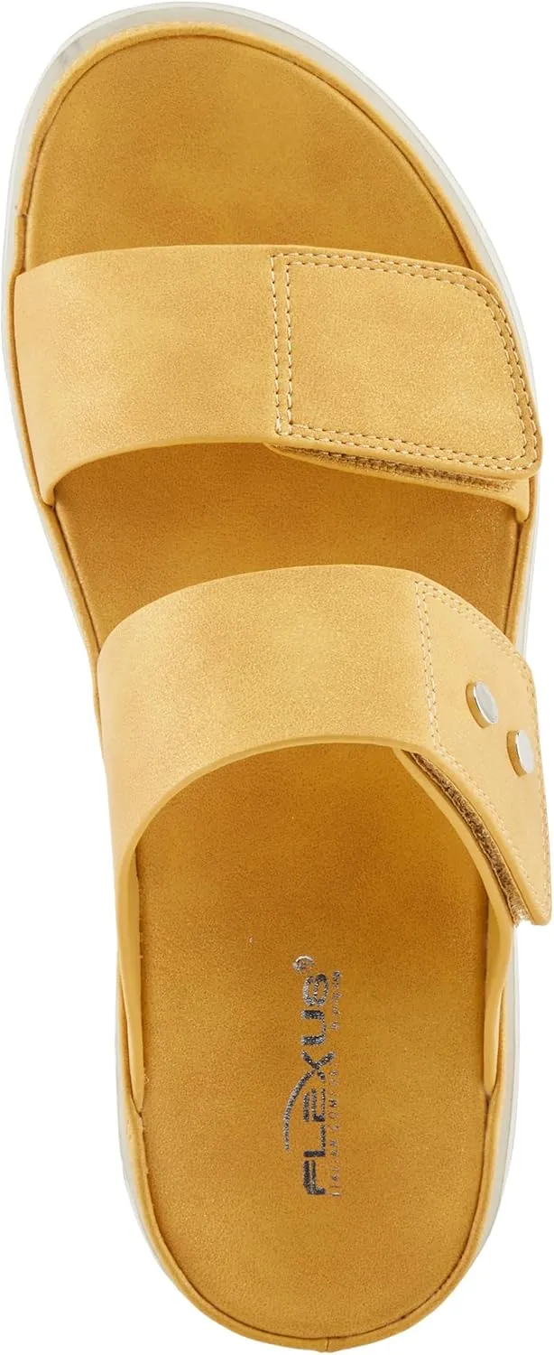 Flexus Women's BUTTONY Slide Wedge Sandal