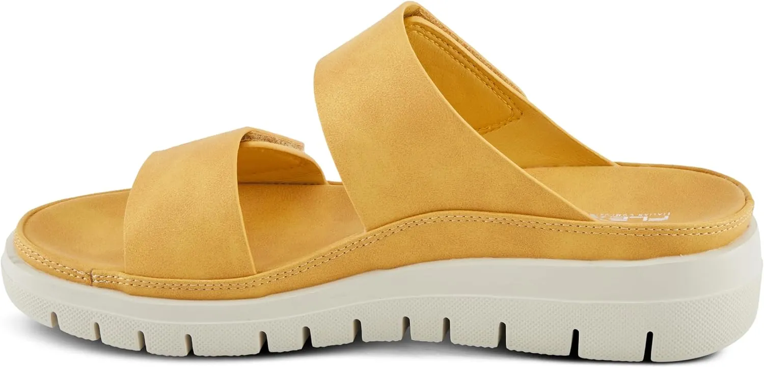Flexus Women's BUTTONY Slide Wedge Sandal