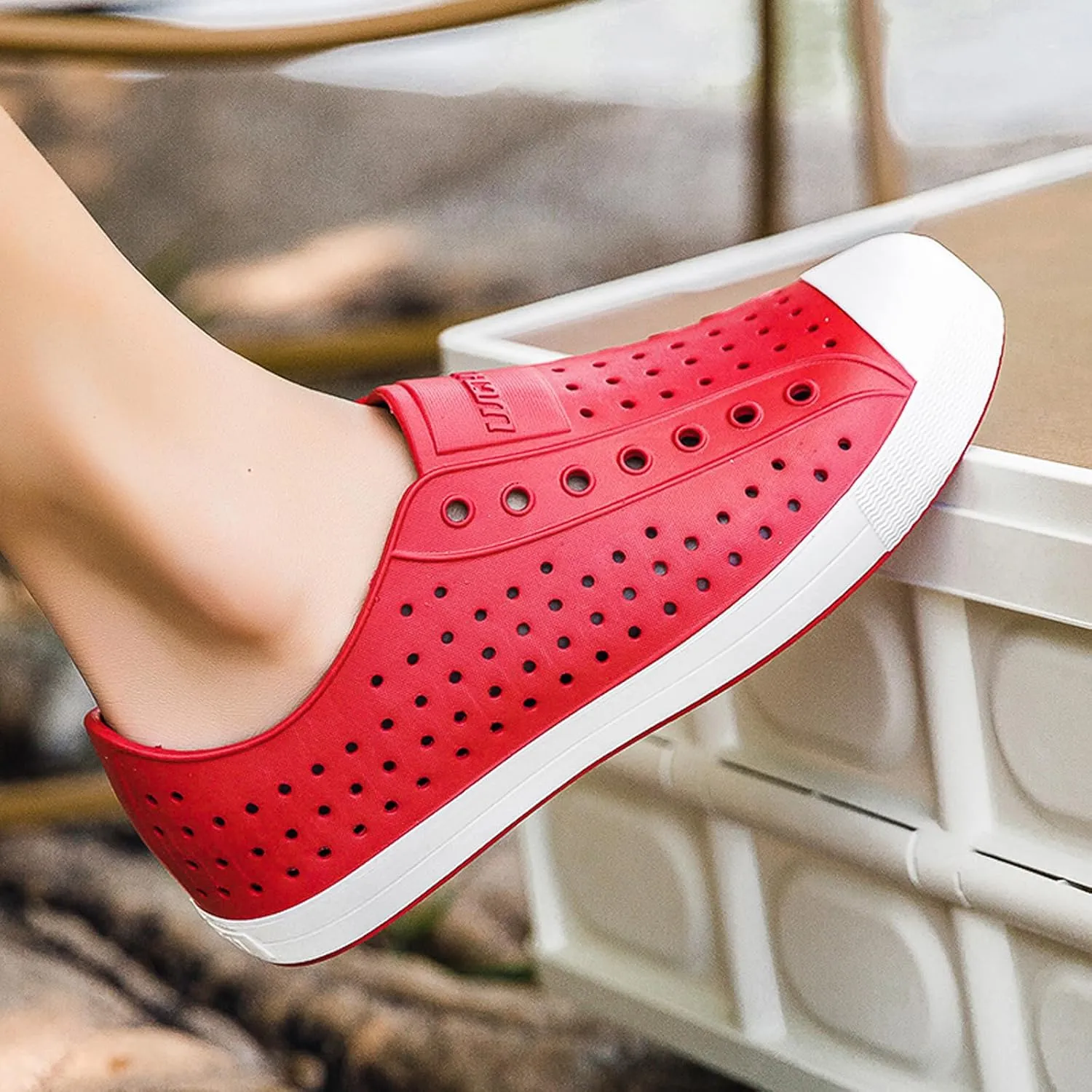 FLIOZY Waterproof Garden Clogs for Men and Women - Lightweight Breathable EVA Slip-On Shoes - Comfortable Non-Slip Casual Footwear for Outdoor, Beach, Everyday Wear