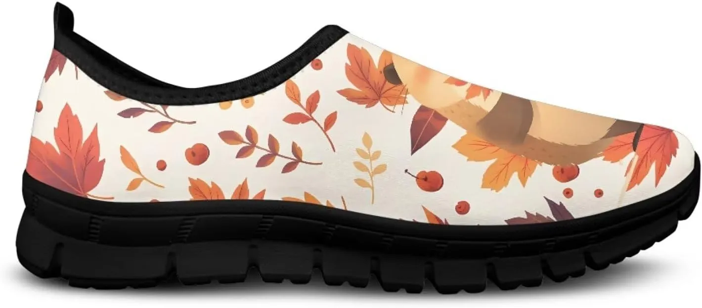 Flowers Casual House Shoes Breathable Mesh Sneakers for Women Comfort Soft Anti-Slip Shock Absorption EVA Sole Hiking Shoes for Outdoor Size 5.5-11.5 Black Sole
