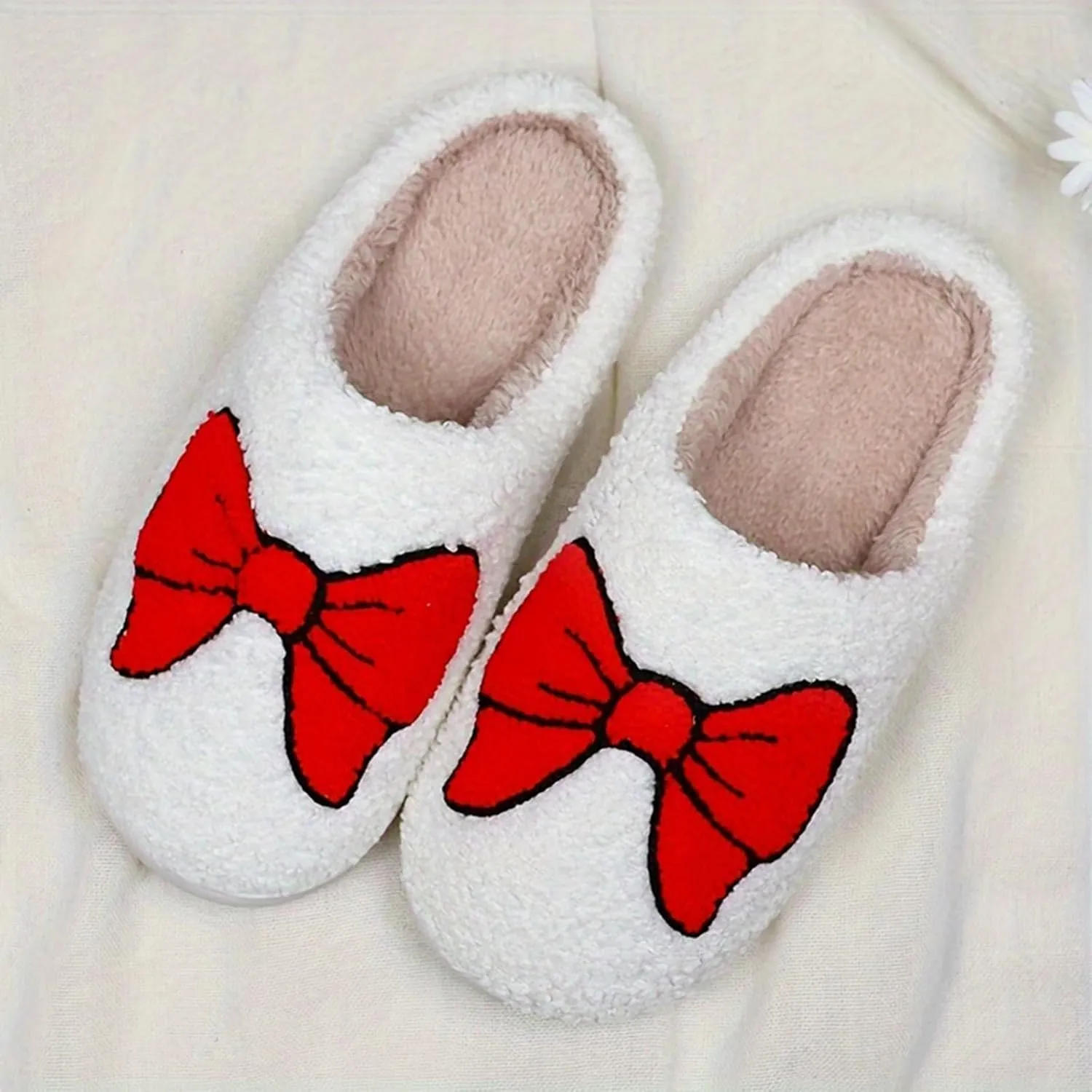 Fluffy Slippers For Womens Mens Warm Cozy Plush Fuzzy Memory Foam Slippers Slip-on House Slippers Indoor Outdoor
