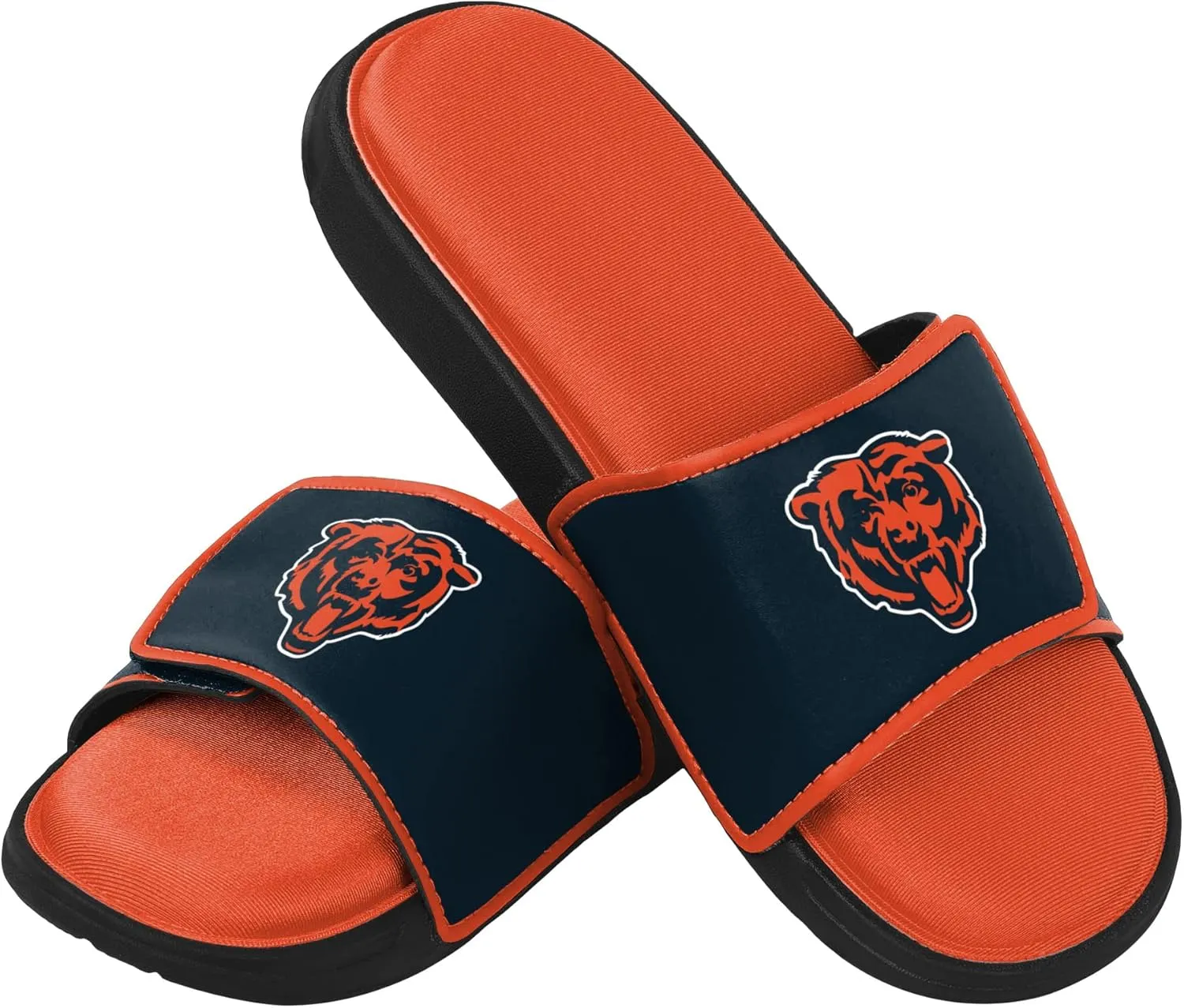 FOCO Chicago Bears NFL Mens Foam Sport Slide - M