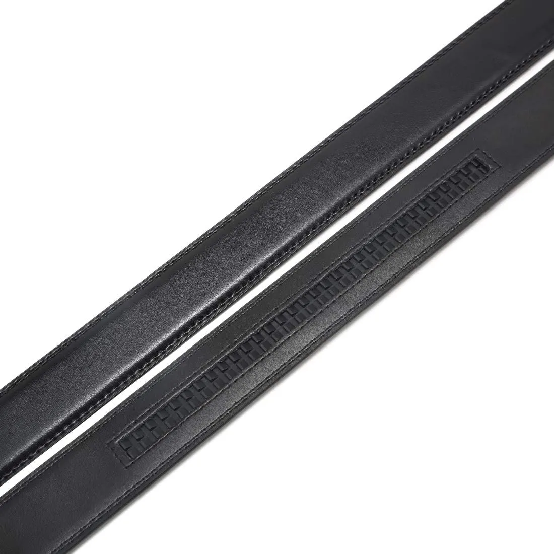 Founders & C Mens Leather Ratchet Belt Strap Only 1 3/8" Without Buckle,Replacement Strap Suitable for 40MM Slide Buckle