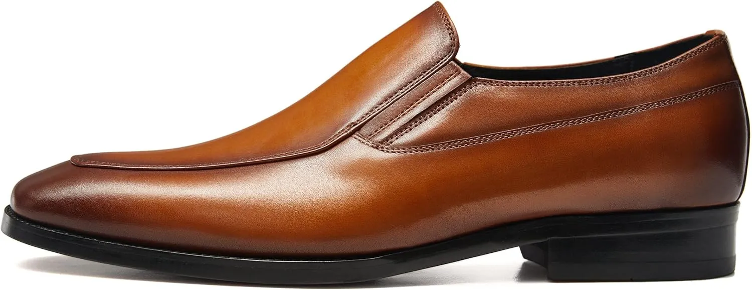 FRASOICUS Mens Dress Shoes Slip-on Loafers Leather Shoes for Men
