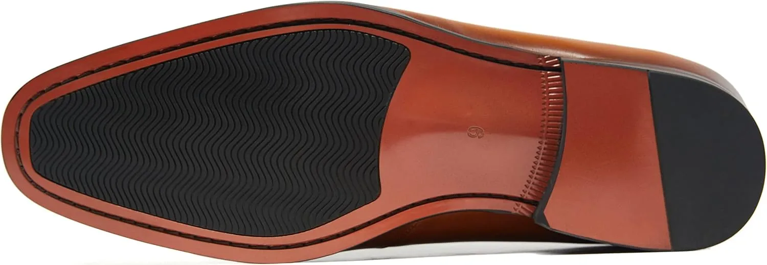 FRASOICUS Mens Dress Shoes Slip-on Loafers Leather Shoes for Men