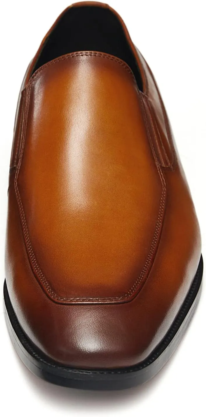 FRASOICUS Mens Dress Shoes Slip-on Loafers Leather Shoes for Men