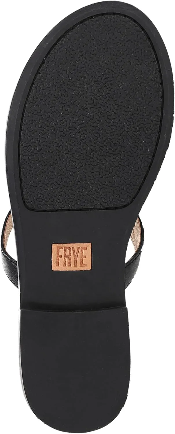 Frye Taylor Logo Sandal - Women's Premium Leather Sandal, Comfortable Slip-On Design, Casual Chic Footwear for Everyday Wear