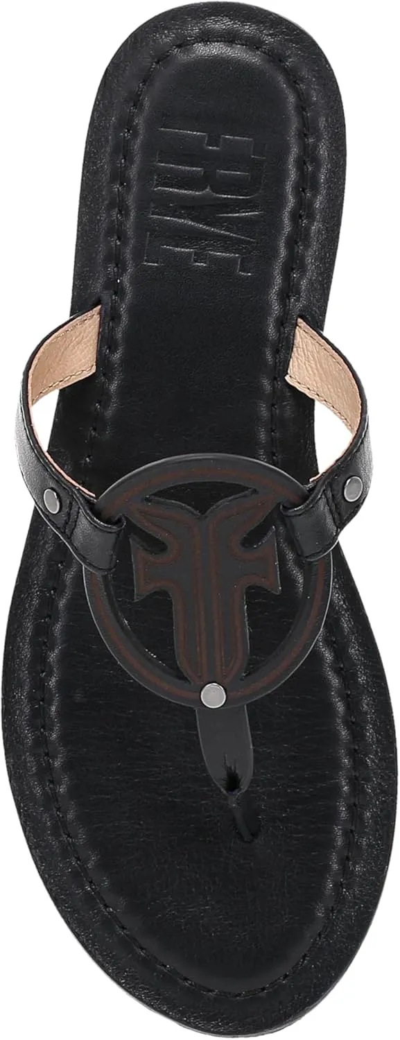 Frye Taylor Logo Sandal - Women's Premium Leather Sandal, Comfortable Slip-On Design, Casual Chic Footwear for Everyday Wear