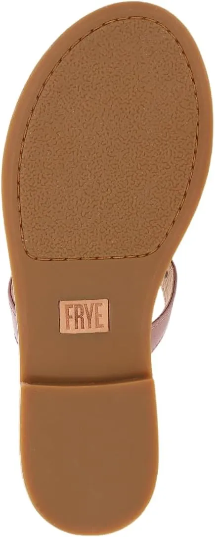 Frye Taylor Logo Sandal - Women's Premium Leather Sandal, Comfortable Slip-On Design, Casual Chic Footwear for Everyday Wear