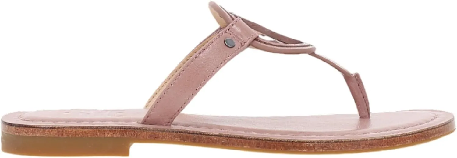 Frye Taylor Logo Sandal - Women's Premium Leather Sandal, Comfortable Slip-On Design, Casual Chic Footwear for Everyday Wear